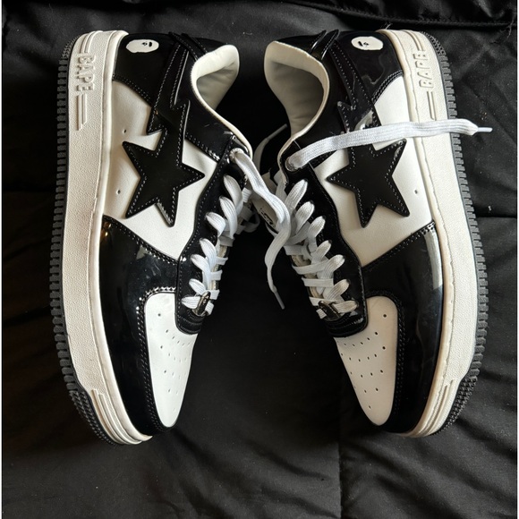 Black and white bapesta’s - Picture 1 of 5